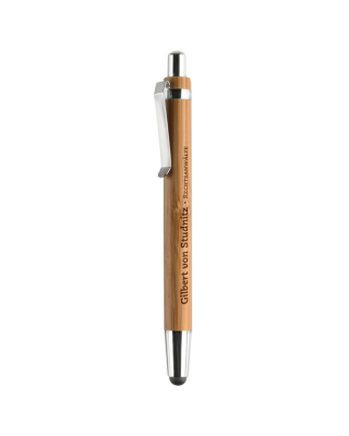 Caneta de Bambu c/ ponta suave