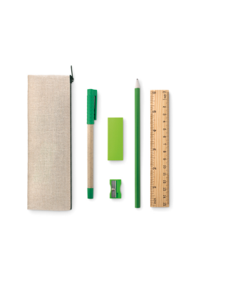 Conjunto de papelaria 6 peças 