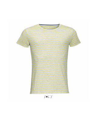 T-SHIRT ÀS RISCAS HOMEM MILES MEN BRANCO