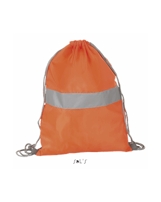 MOCHILA COM CORDÕES E FAIXA REFLETORA REFLECT