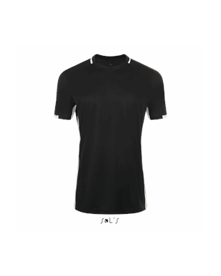 T-SHIRT COM CONTRASTE PARA ADULTO CLASSICO