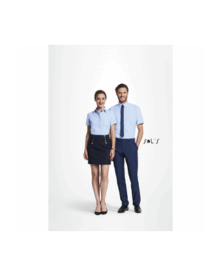 CAMISA OXFORD MANGA CURTA HOMEM BRISBANE