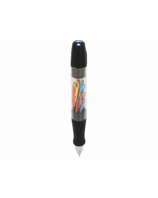 Caneta com luz LED e clipes "King"