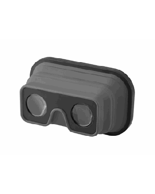 Óculos de realidade virtuais dobráveis em silicone "Sil-val"