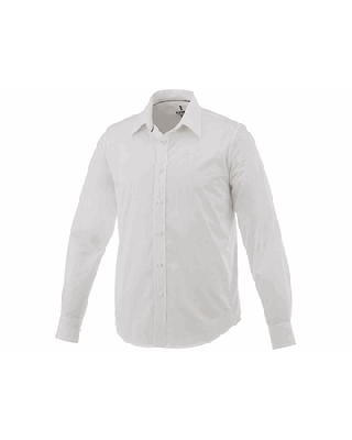 Camisa elástica de popelina de manga comprida de homem "Hamell"
