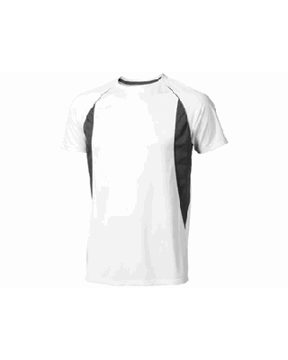 T-shirt de manga curta Quebec de homem com corte descontraído